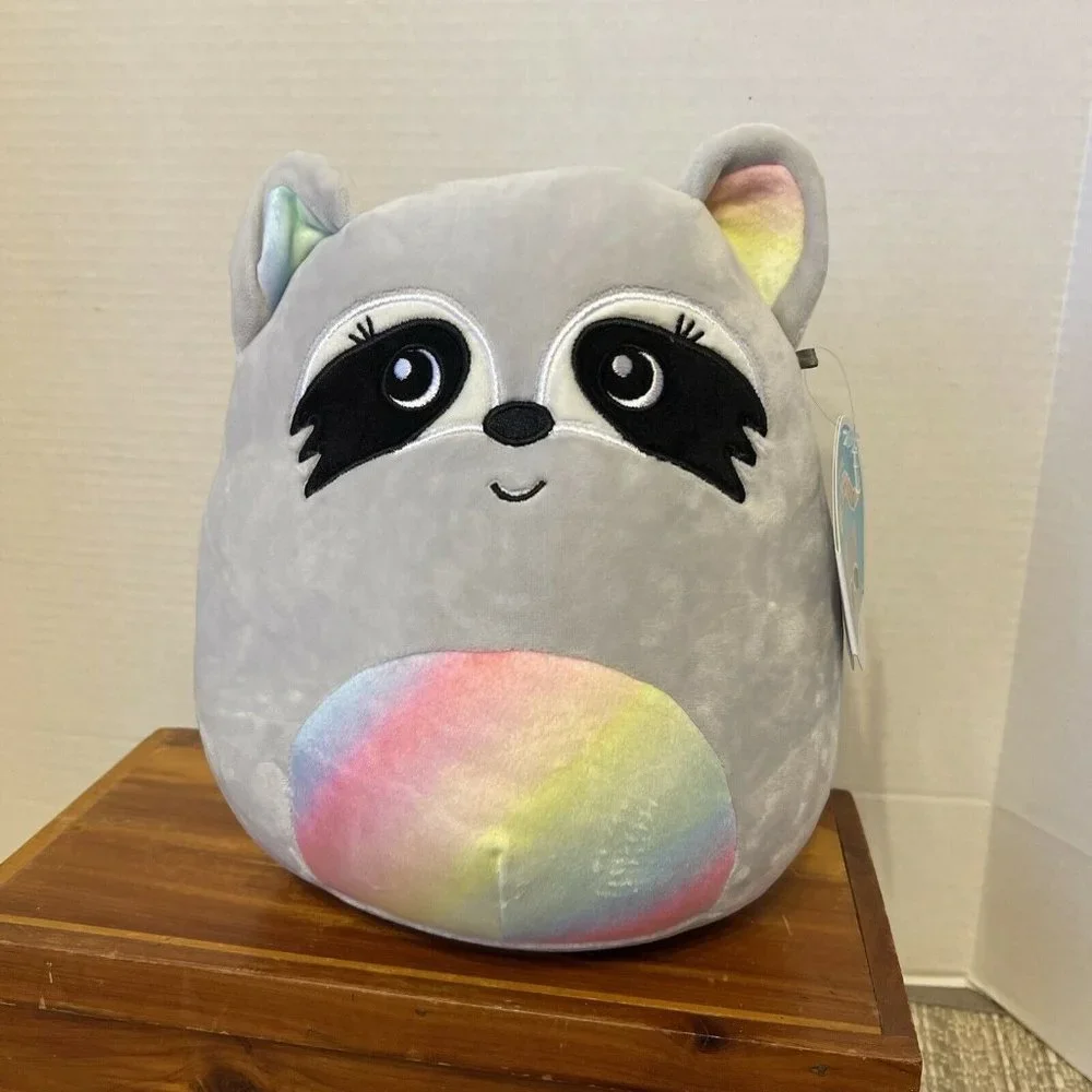 Squishmallow 8 Inch Max the Raccoon, New, Non-Smoking Household, Tags Attached